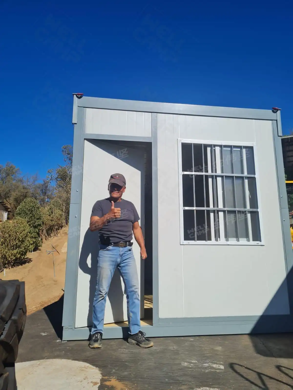 WELLCAMP labor camp foldable expanding container house 1