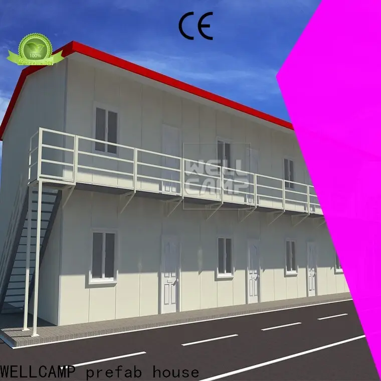 three storey T prefabricated House online for labour camp1 1