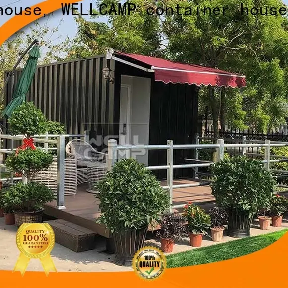 WELLCAMP, WELLCAMP prefab house, WELLCAMP container house shipping container house for sale resort for shop or store 1