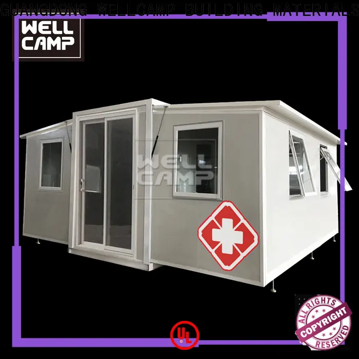 WELLCAMP, WELLCAMP prefab house, WELLCAMP container house standard container shelter with two bedroom for wedding room1 1