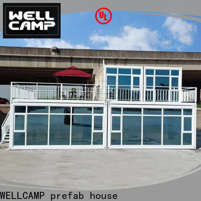 light steel homes made from shipping containers in garden 1