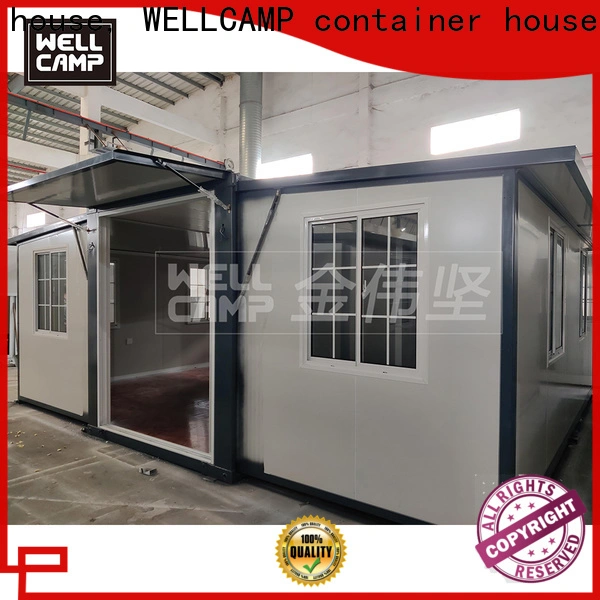 WELLCAMP, WELLCAMP prefab house, WELLCAMP container house standard container house with walkway for dormitory 1