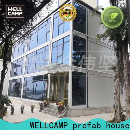WELLCAMP, WELLCAMP prefab house, WELLCAMP container house two floor prefab house china container for apartment2 1