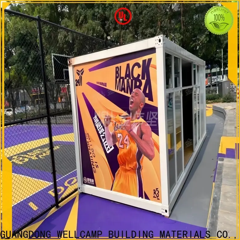 WELLCAMP, WELLCAMP prefab house, WELLCAMP container house container house with walkway for dormitory2 1