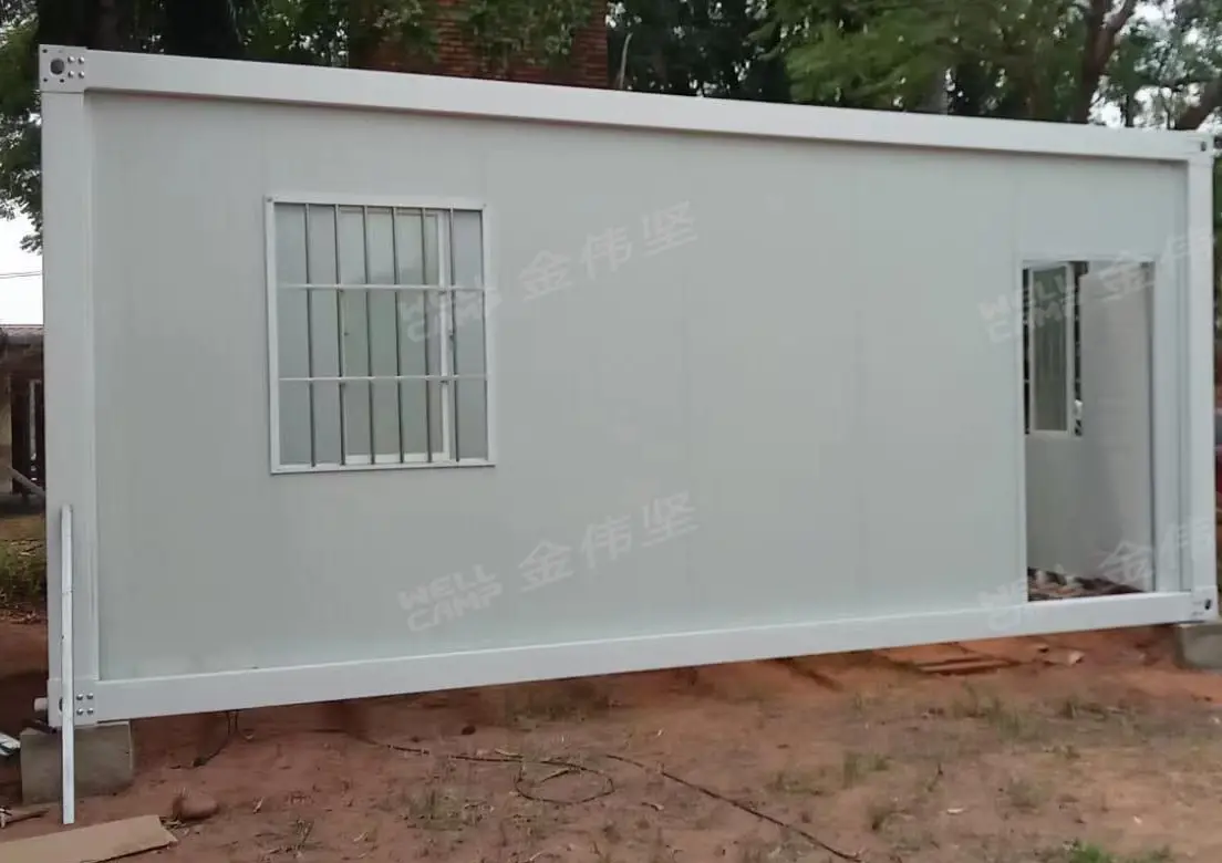 WELLCAMP, WELLCAMP prefab house, WELLCAMP container house two floor prefabricated houses with walkway for office4 5