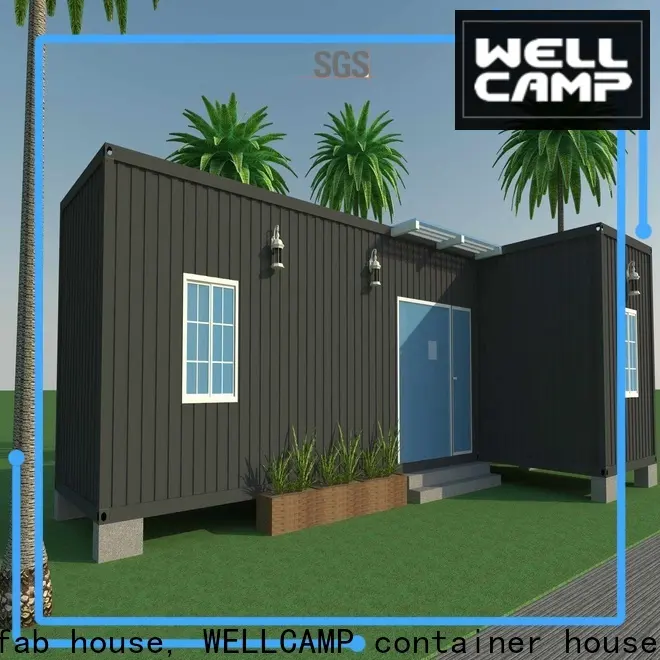WELLCAMP, WELLCAMP prefab house, WELLCAMP container house modern shipping crate homes in garden for resort 1