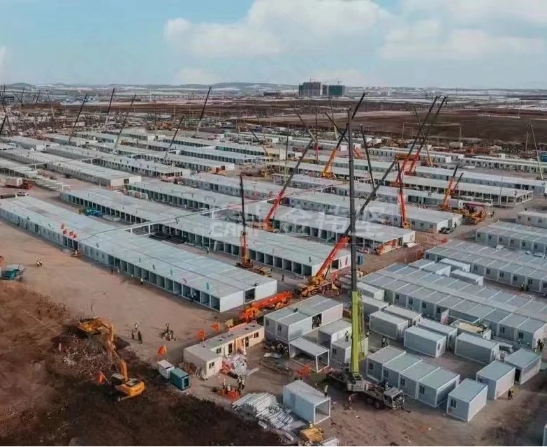 Nhà container gói phẳng WELLCAMP/xây dựng công trình giá rẻ 1