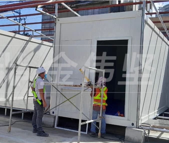 WELLCAMP Nhà container gói phẳng/nhà container từ Trung Quốc/nhà kinh tế 1