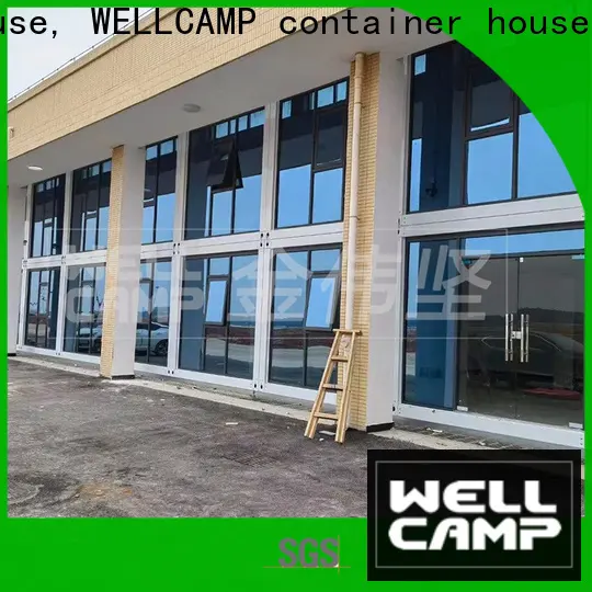 WELLCAMP, WELLCAMP prefab house, WELLCAMP container house detachable container house with walkway for apartment 1