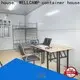 WELLCAMP, WELLCAMP prefab house, WELLCAMP container house luxury prefab house china with walkway for office1 1