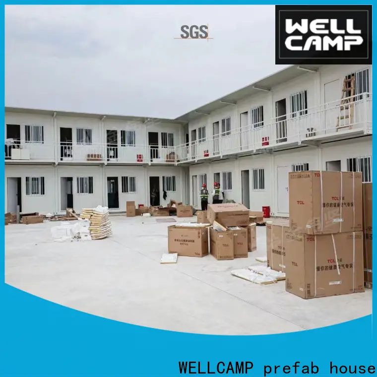 WELLCAMP, WELLCAMP prefab house, WELLCAMP container house new container house with walkway for living3 1