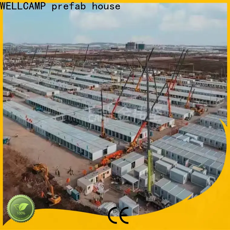 WELLCAMP, WELLCAMP prefab house, WELLCAMP container house mobile container house with walkway for office1 1