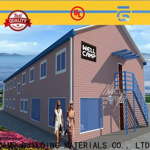 WELLCAMP, WELLCAMP prefab house, WELLCAMP container house concrete modular house supplier for restaurant 1