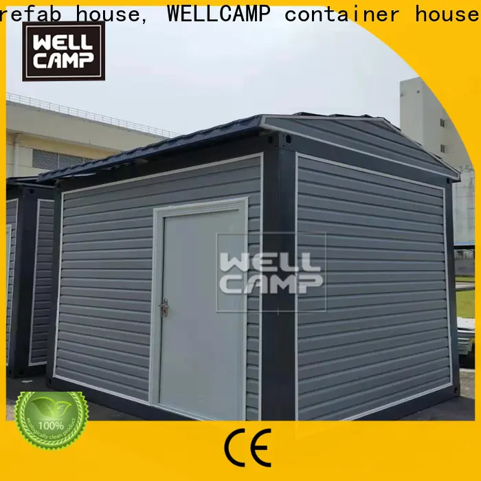 WELLCAMP, WELLCAMP prefab house, WELLCAMP container house modern shipping container house floor plans with walkway for office1 1