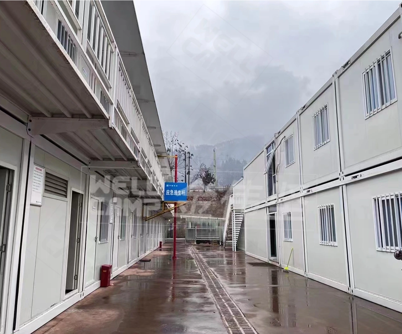 2 floor container building/ flat pack containers for sale/ luxury prefab 1