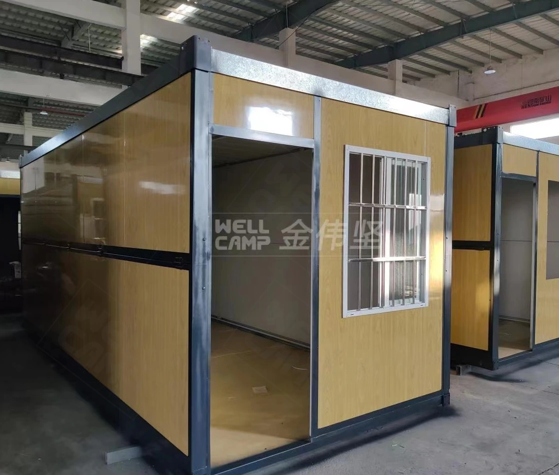 Casas prefabricadas plegables de color más nuevo/casa contenedor plegable 1