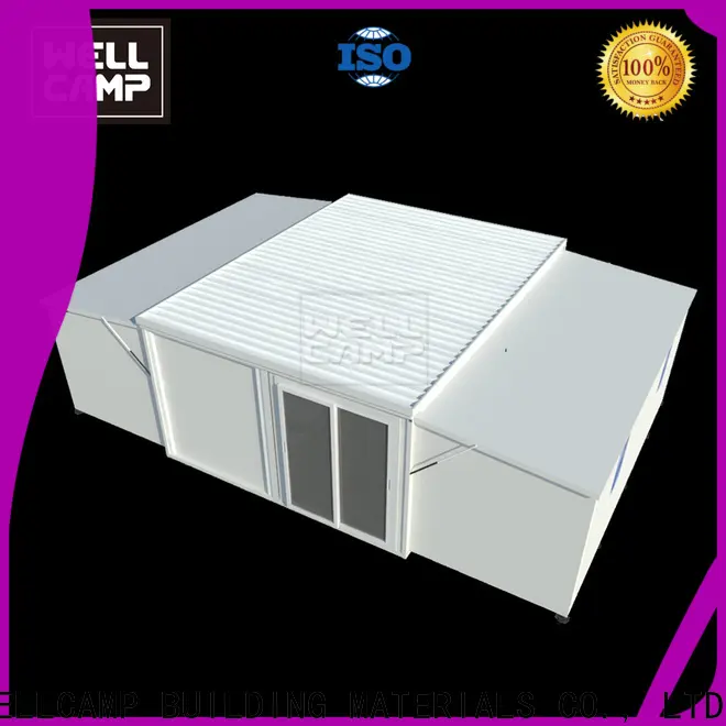 WELLCAMP, WELLCAMP prefab house, WELLCAMP container house big size expandable container house with two bedroom for wedding room 1