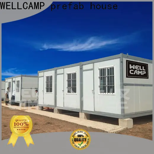 WELLCAMP, WELLCAMP prefab house, WELLCAMP container house container house with walkway for office1 1