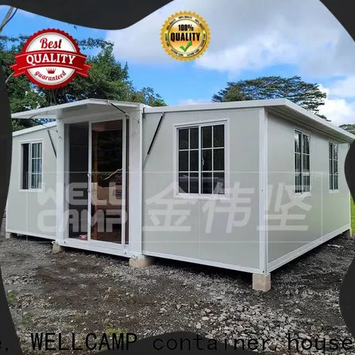 WELLCAMP, WELLCAMP prefab house, WELLCAMP container house standard container house with walkway for dormitory1 1