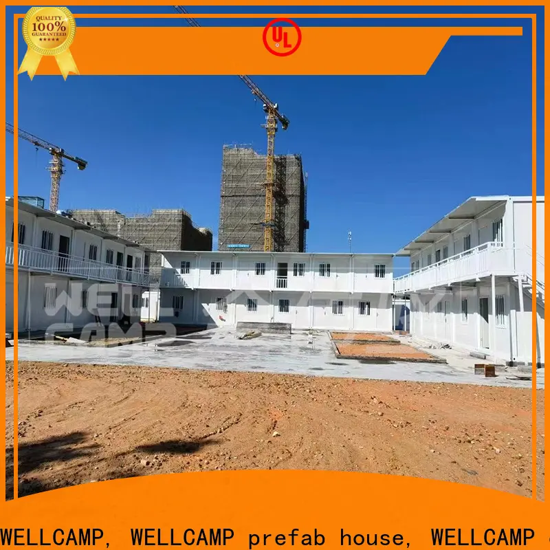 WELLCAMP, WELLCAMP prefab house, WELLCAMP container house big size detachable container house with walkway for living 1