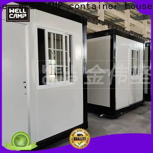 WELLCAMP, WELLCAMP prefab house, WELLCAMP container house standard container house with walkway for living1 1