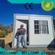 detachable prefabricated houses with walkway for office 1