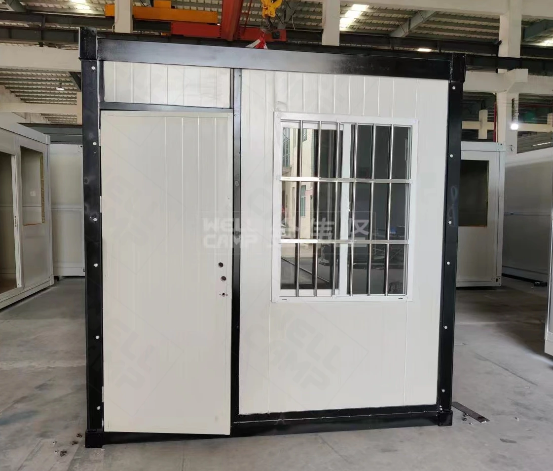 WELLCAMP foldable container house from China / metal stable/ guest house modular 1