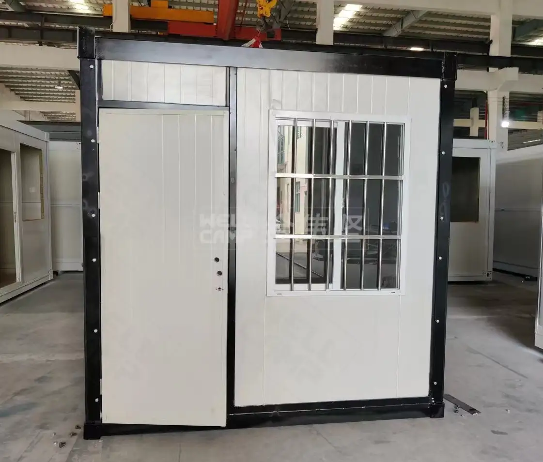 Casa de contêiner dobrável WELLCAMP da China / estável de metal / casa de hóspedes modular 1