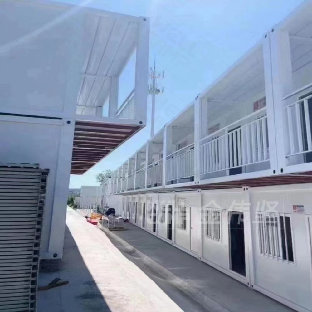 WELLCAMP Flat Pack Container Dormitory/ Easy to build temporary Dormitory Site Office accommodation 1