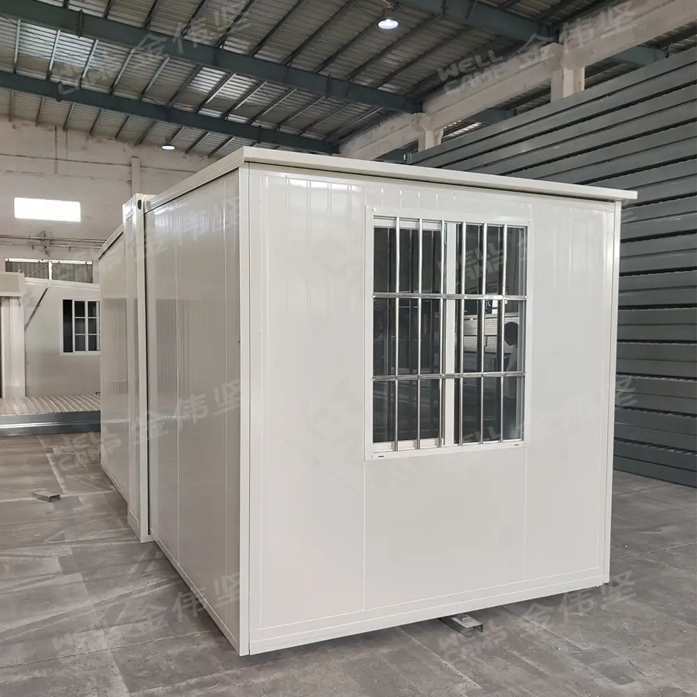 Construção rápida, fácil instalação, material à prova de fogo, recipiente dobrável, casa expansível de emergência, pequena casa 1