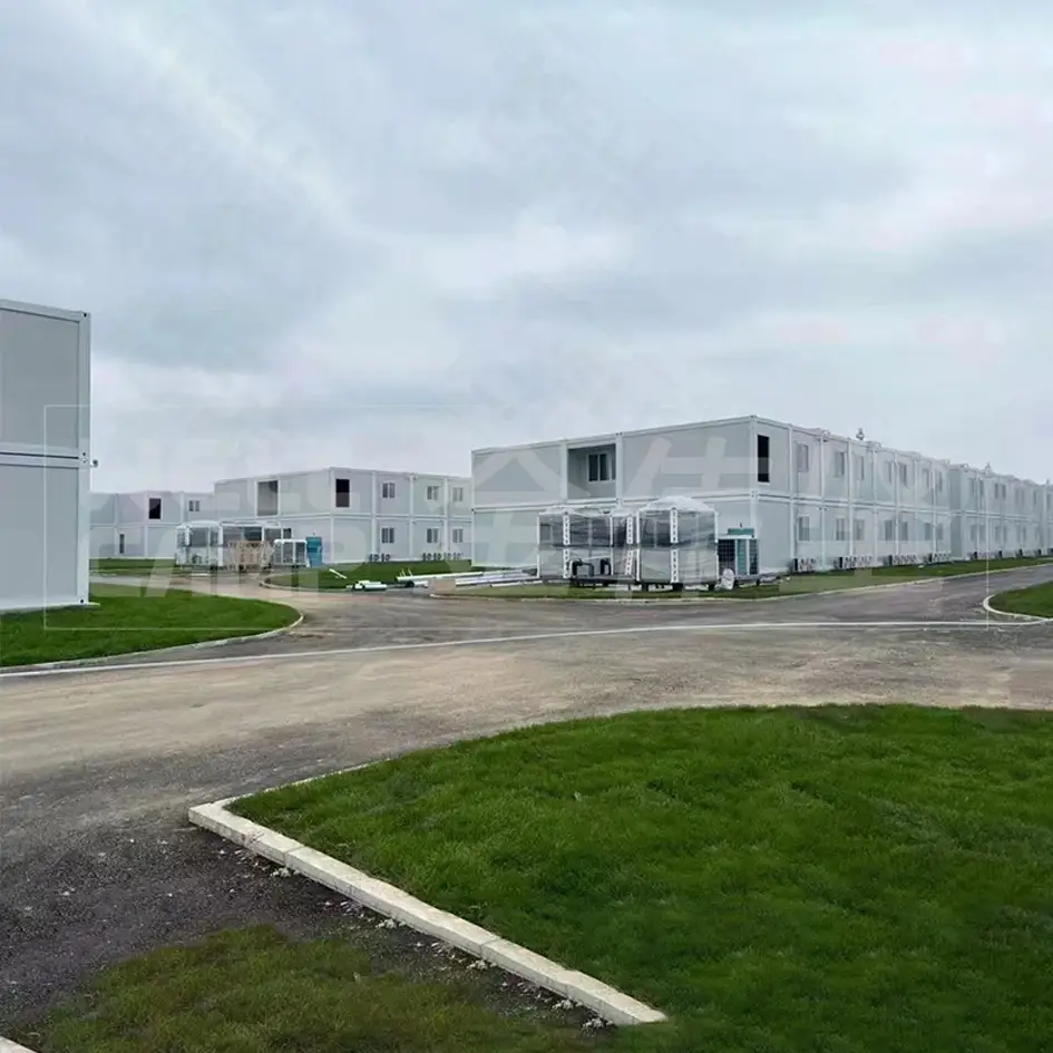 Casa contêiner plana WELLCAMP: ajude no reassentamento de Mianmar após o terremoto, construa rapidamente uma casa segura! 1