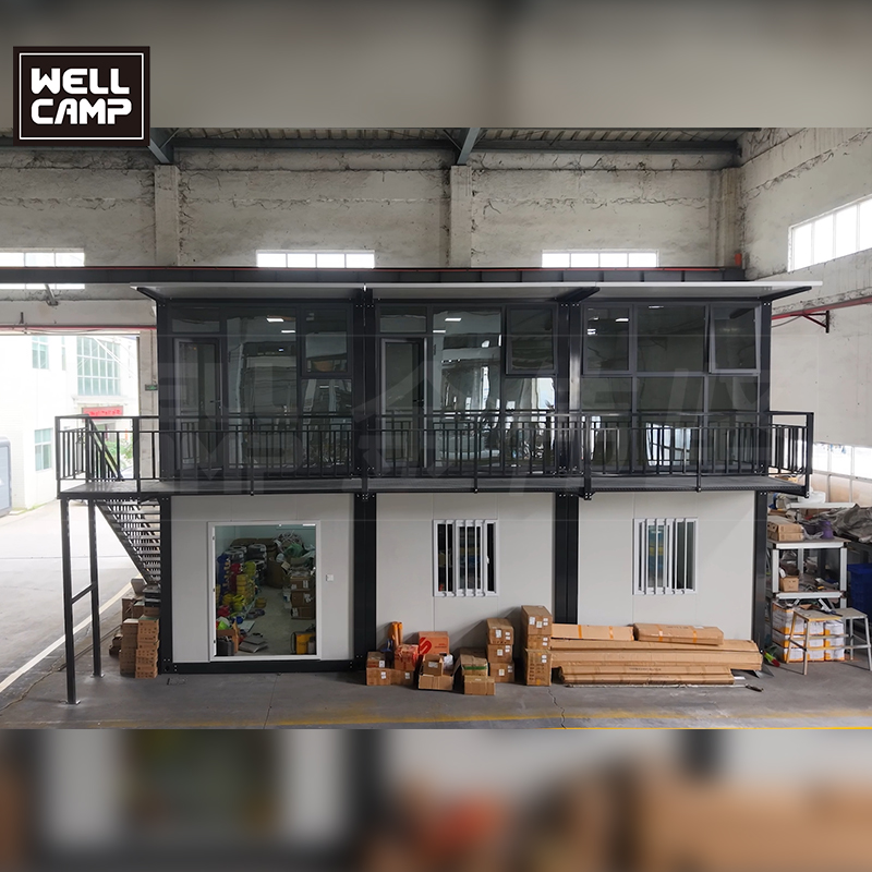 Two-Story Detachable Container Office for Indonesian Mining Camps 3