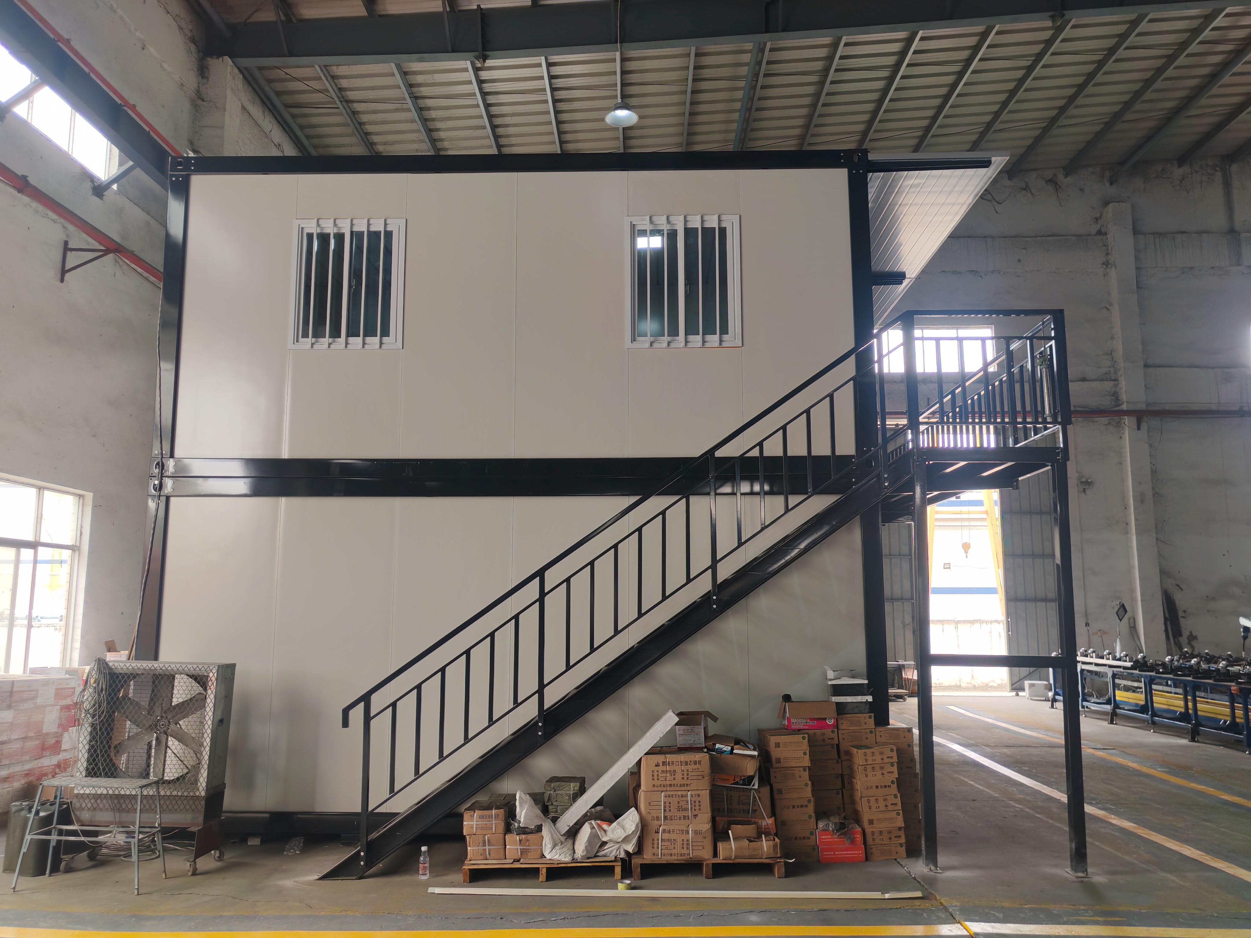 Two-Story Detachable Container Office for Indonesian Mining Camps 5