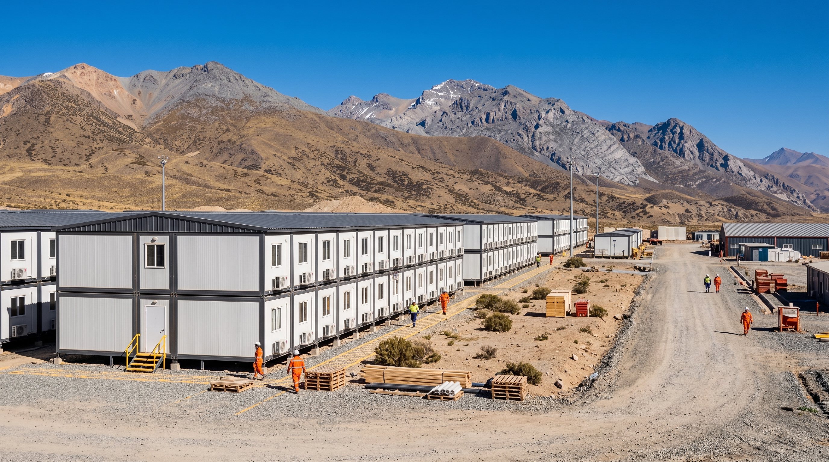Turnkey Detachable Container Camp for Remote Chile Mines 3