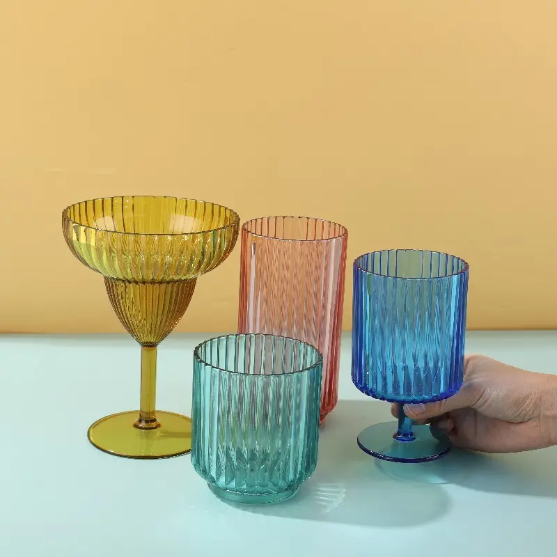 Custom Printed Plastic Glasses Acrylic(Mainly MS/AS/PS，or Acrylic/PC/Tritan) by Xinguo 4