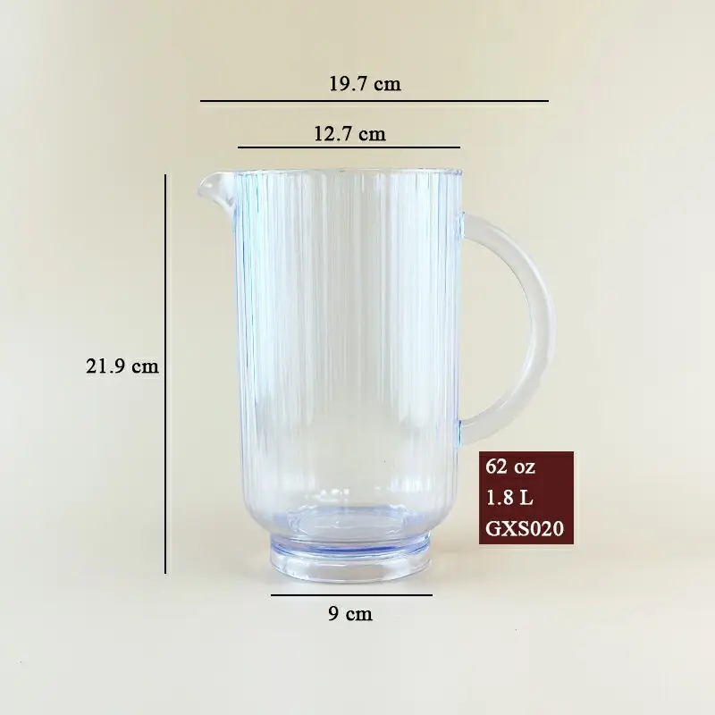 Custom Printed Plastic Glasses Acrylic(Mainly MS/AS/PS，or Acrylic/PC/Tritan) by Xinguo 15
