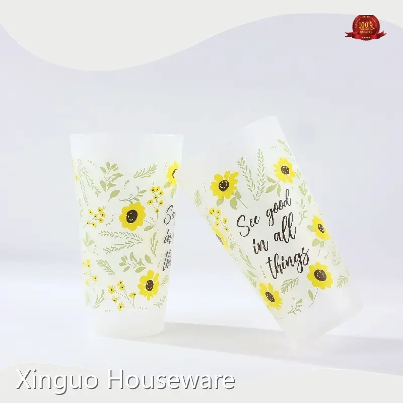 Custom Printed Plastic Glasses Custom-make by Xinguo-2 1