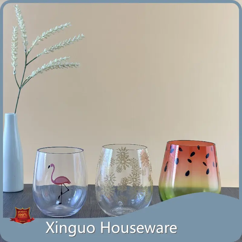 Custom Printed Plastic Glasses Custom-make by Xinguo-3 1