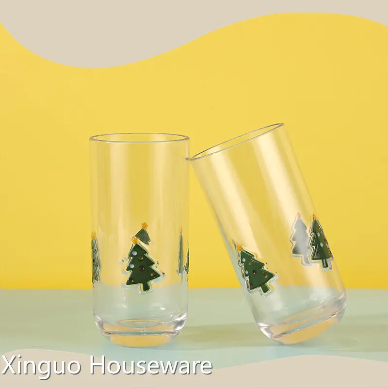 Custom Printed Plastic Glasses 14fl.oz DOF 3.35”* 4.1”; 20 Fl.oz HB 3”* 6.3” by Xinguo 1