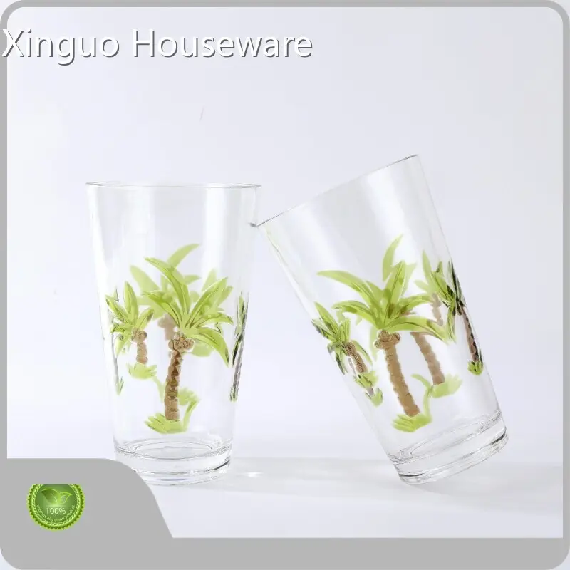 Double Old Fashioned Glassware Acrylic(Mainly MS/AS/PS，or Acrylic/PC/Tritan) by Xinguo 1