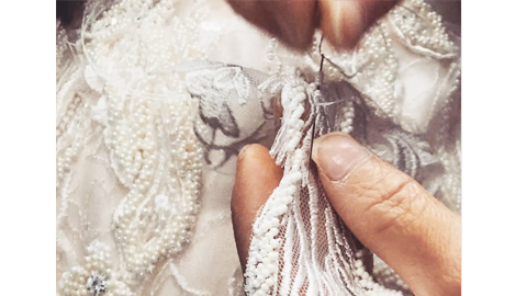 Short Civil Wedding Dress LZF138 Long Puffy Sleeves Ruffle Skirt Fluffy Skirt V Neck Puff Pleat Sleeve Short Prom Dresses 14