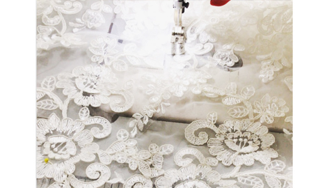 Short Civil Wedding Dress LZF138 Long Puffy Sleeves Ruffle Skirt Fluffy Skirt V Neck Puff Pleat Sleeve Short Prom Dresses 13