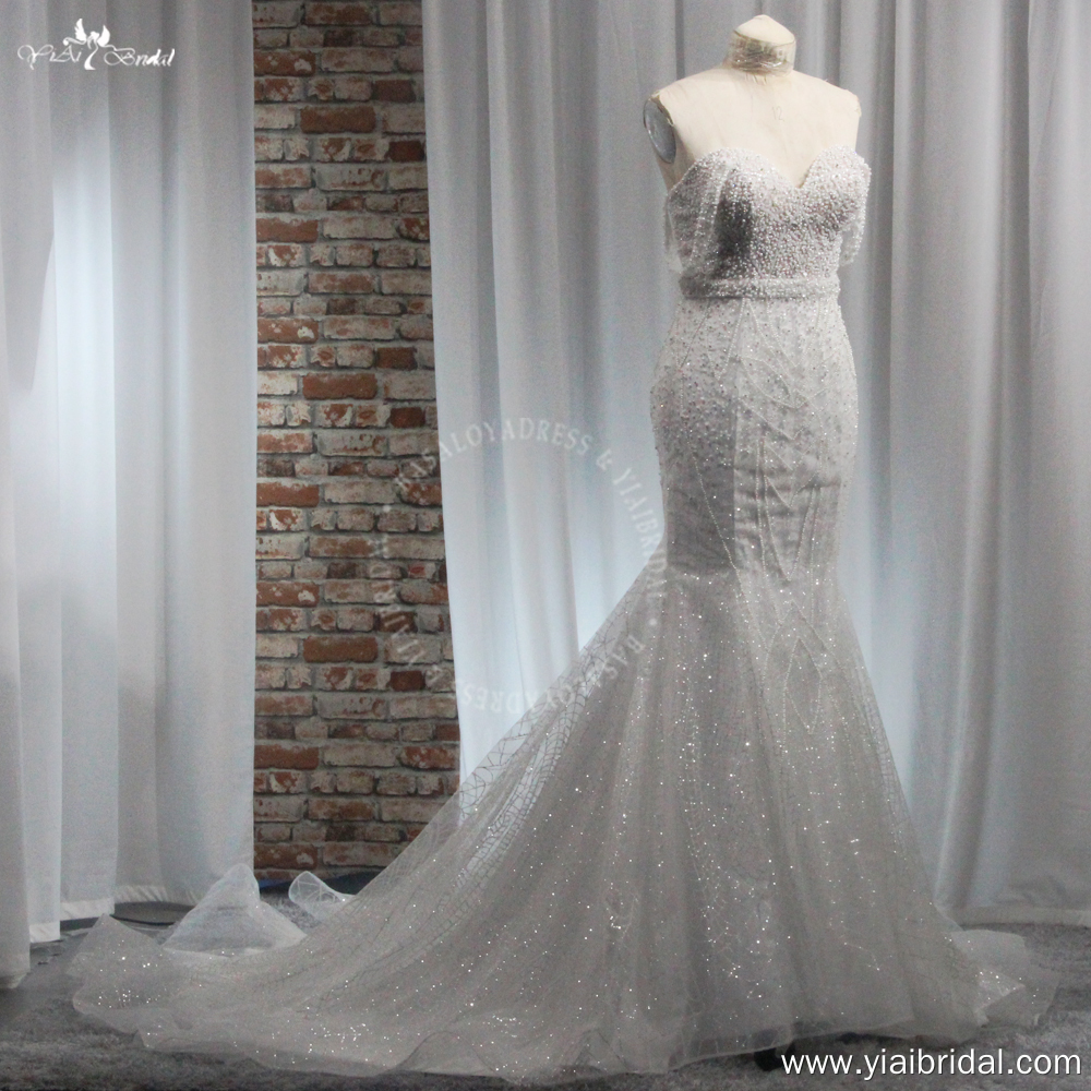 Elfenbein Brautkleider für Frauen 2024 Braut Robe De Mariée Ärmellose Hofschleppe Sexy Sweetheart Boho Brautkleider 8