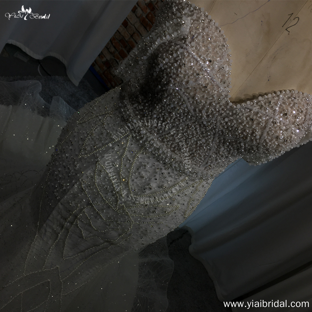 Elfenbein Brautkleider für Frauen 2024 Braut Robe De Mariée Ärmellose Hofschleppe Sexy Sweetheart Boho Brautkleider 10