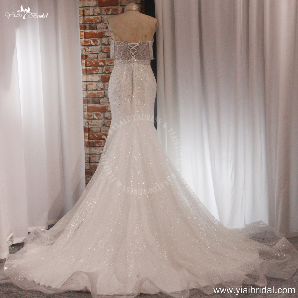 Elfenbein Brautkleider für Frauen 2024 Braut Robe De Mariée Ärmellose Hofschleppe Sexy Sweetheart Boho Brautkleider 11