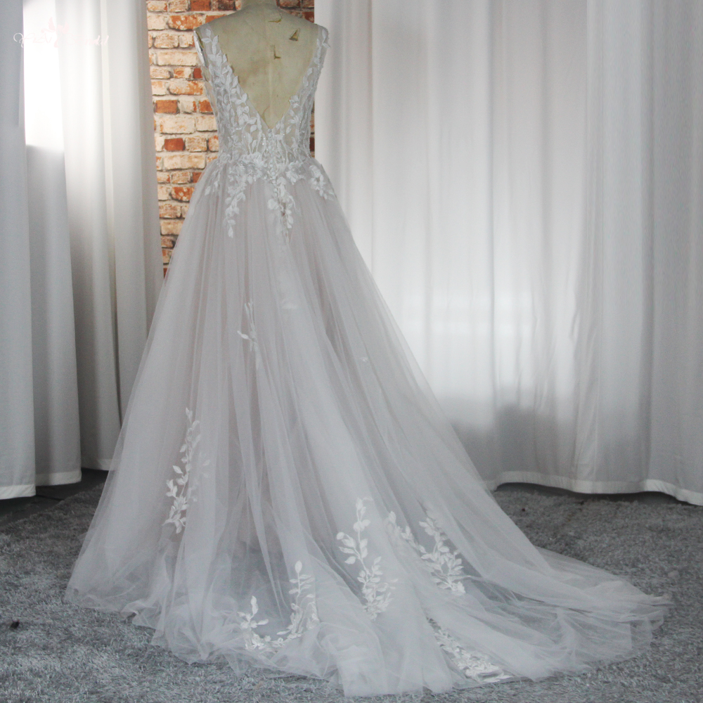 ボヘミアン チャーミング ウェディングドレス RSW1878 エレガントな A