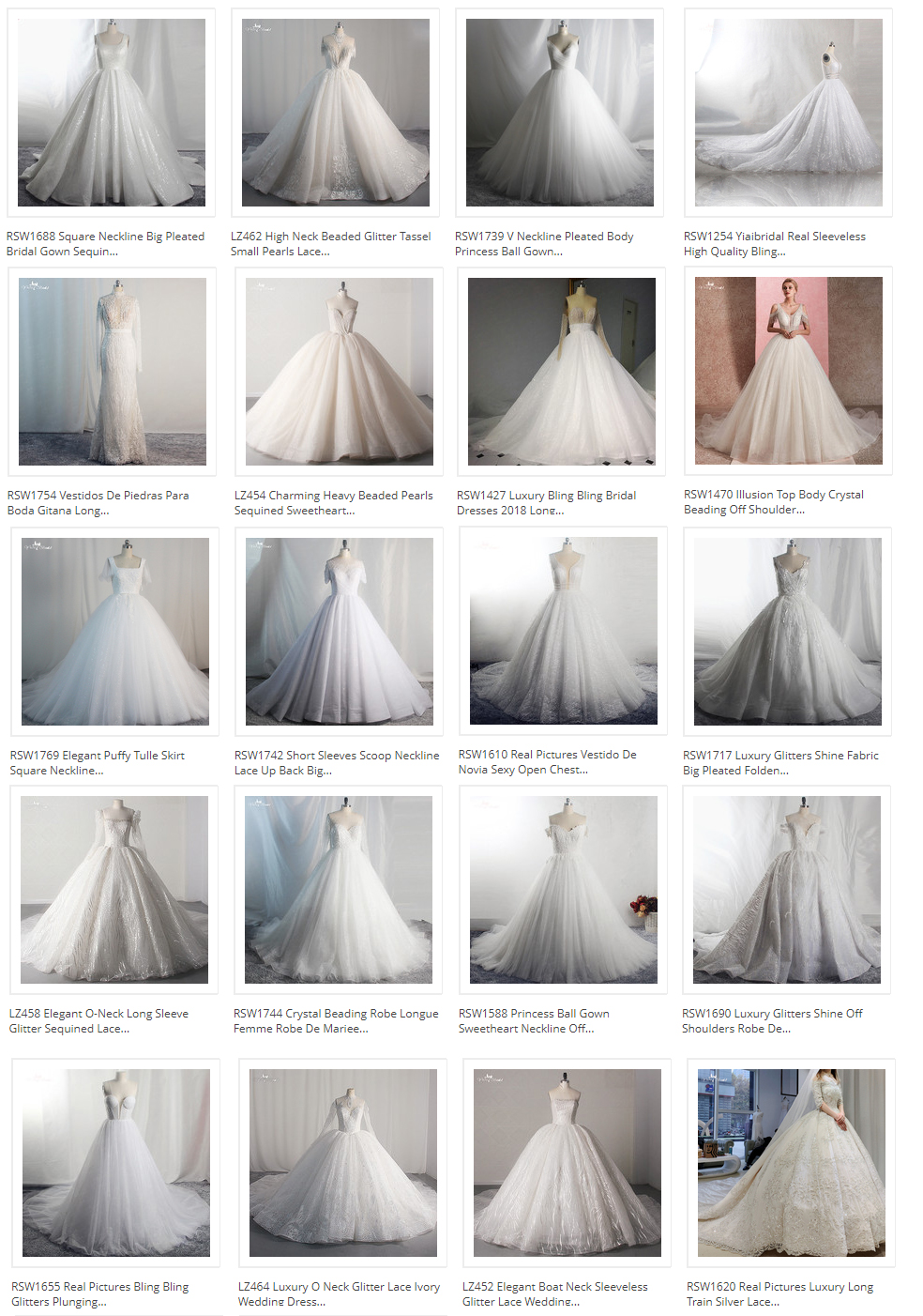 Wunderschönes individuelles glitzerndes Brautkleid RSW1848, A-Linie, Spitze, Boho-Strand, Vintage, schlichtes schulterfreies Brautkleid 11