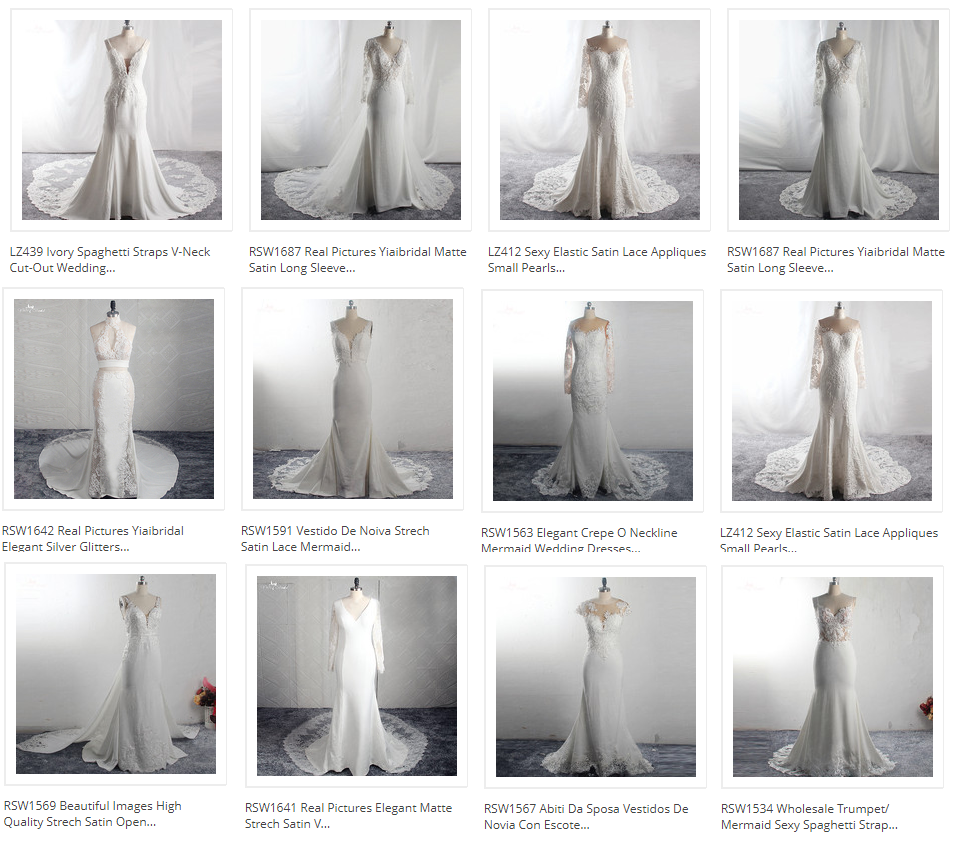 Iovry Wedding Dress Sheath Style V-Neck Long Sleeve Fit And Flare Gown RSW1836 Made Of Antique Floral Lace And Beading 12