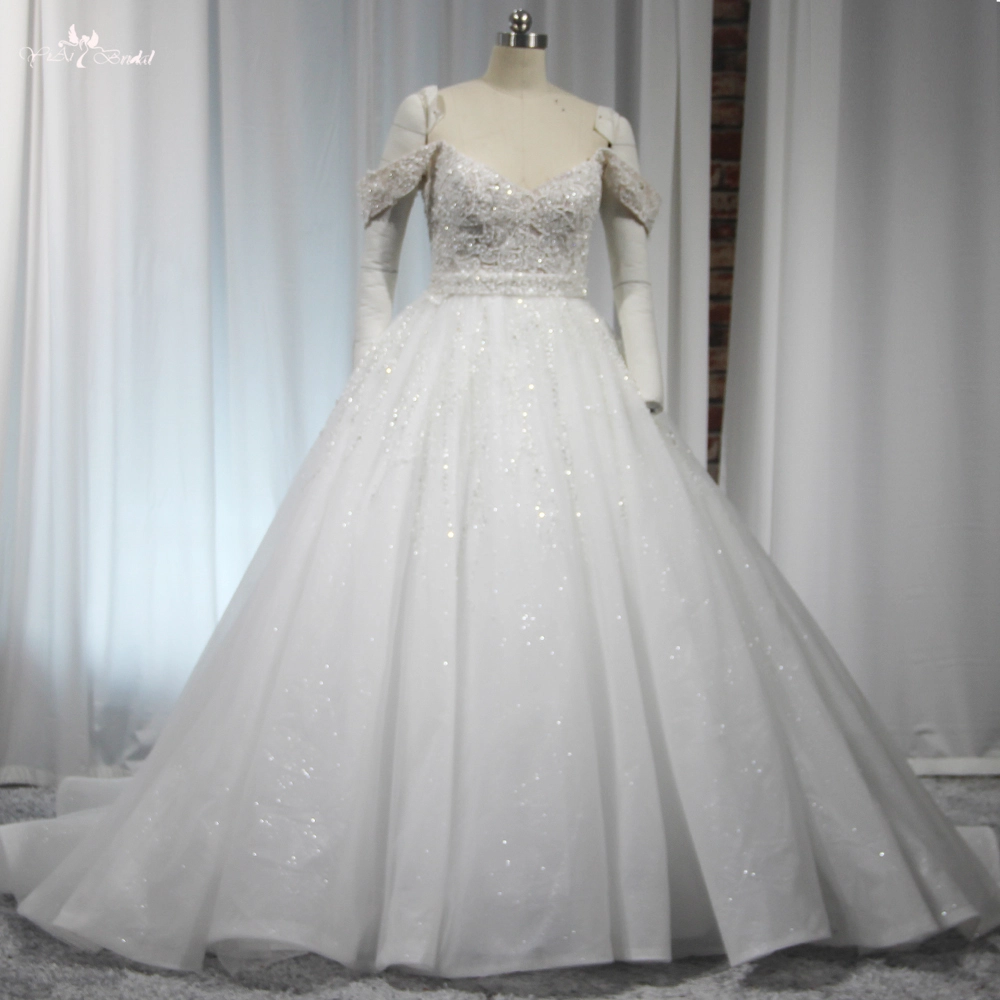 RSW1913 Best off shoulder ball gown wedding dress Company - Yiaibridal 1