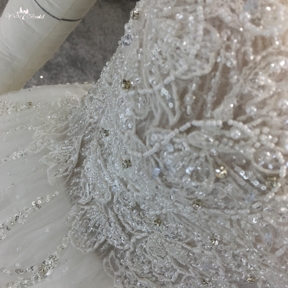 RSW1913 Best off shoulder ball gown wedding dress Company - Yiaibridal 8